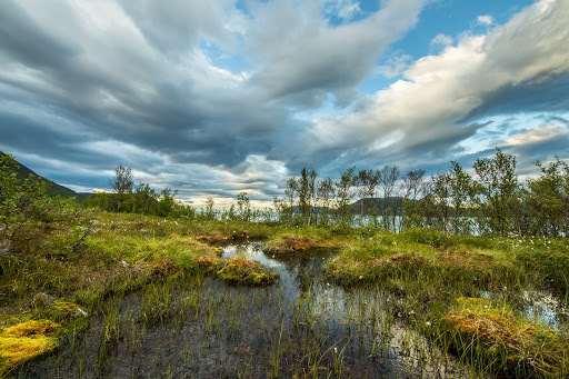 Magic Light and Clouds in Northern Norway. Photographer Benny Høynes