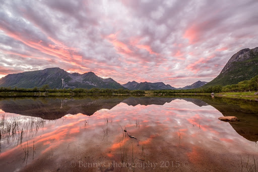 Magic Light and Clouds in Northern Norway. Photographer Benny Høynes