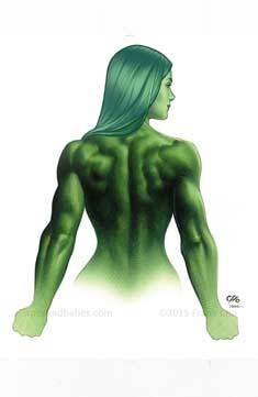 Frank Cho: She-Hulk final art