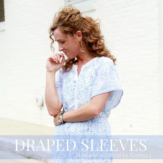 how to refashion a sleeveless dress