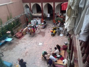 Courtyard - Kashgar Old Town Youth Hostel Review - Survive Travel