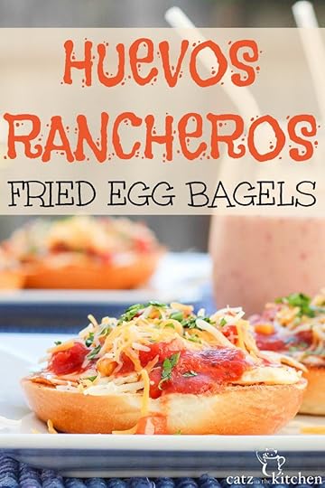 Huevos Rancheros Fried Egg Bagels