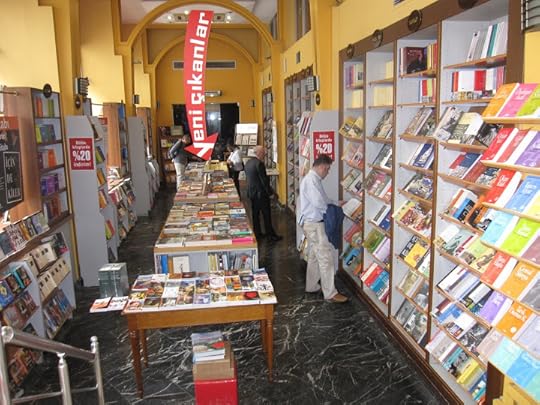 a bookstore in Istanbul