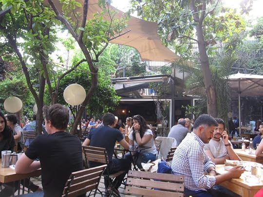 At the lemonade cafe, Istanbul. 