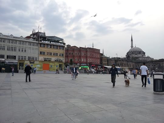 An open square near the Spice Market, Istanbul