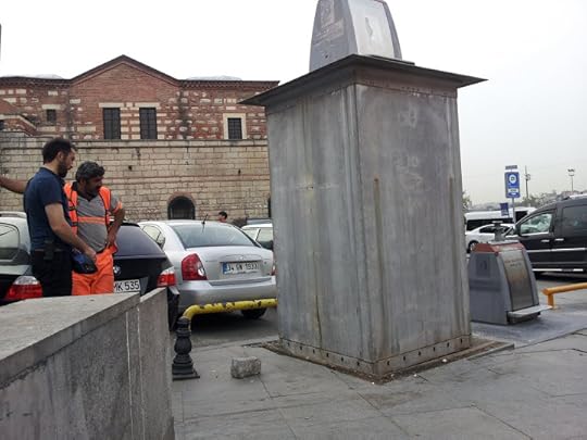 TARDIS trash machine in Istanbul