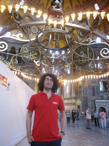 Kadir in the Hagia Sofia