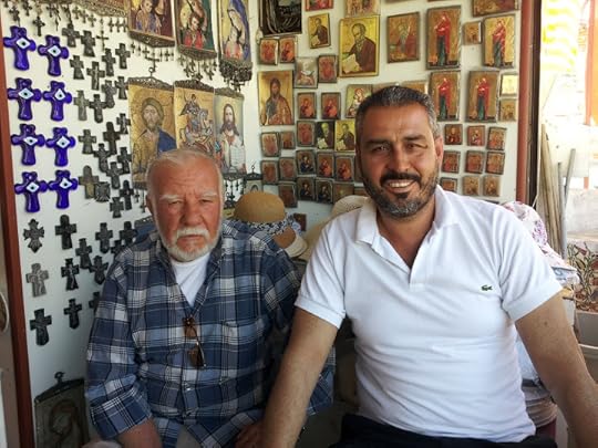 new friends near the ruins of the Basilica of St John, Turkey