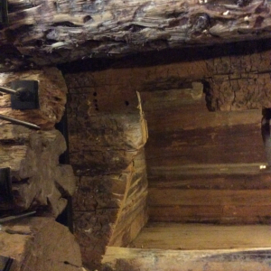This oldest known wooden house is 2,700 years old.