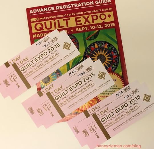 Quilt Expo Madison WI September 10-12 2015 Nancy Zieman Blog