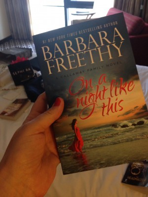 Varje morgon fick man gratis böcker. Det är så himla hemskt, men jag fick helt enkelt inte med mig alla hem. Tvingades lämna dem på hotellet.