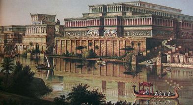 An artist's conception of ancient Nippur