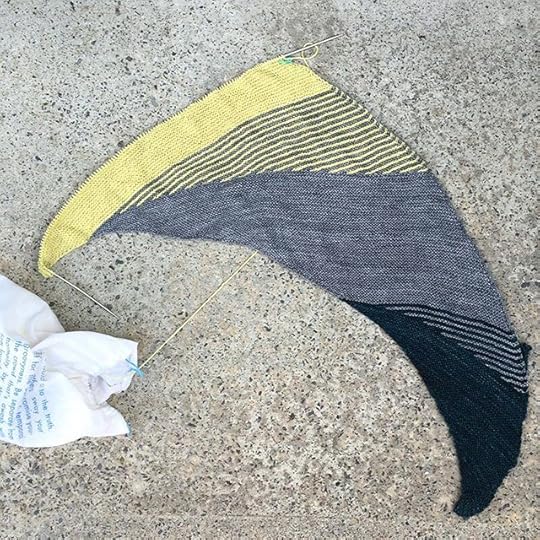 State of the #knitting. Neon Beast in progress. #wip #dailyphoto #ig2015 #365days #ravelry