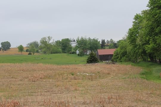7. The view that some of the advancing Irish Brigade would ahve had of the Roulette Farm when they advanced, particularly men of the 69th New York and 29th Massachusetts.
