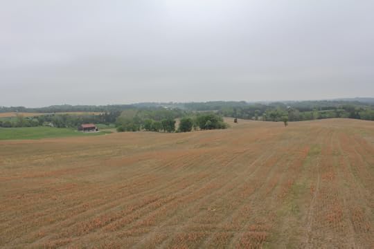 11. View from the Observation Tower of the ground over which the Irish Brigade advanced, marching towards the camera.