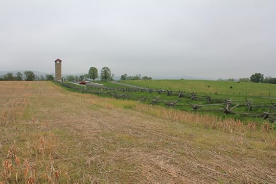 22. Another view of the Confederate positions, taken from the field across which the Irish Brigade advanced.