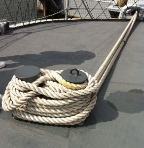 Line on the USS Cassin Young, Charlestown Navy Yard, Boston. July 2014 (Photos: Sarah Sundin)