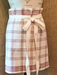Vintage Grain Sack half apron via Etsy