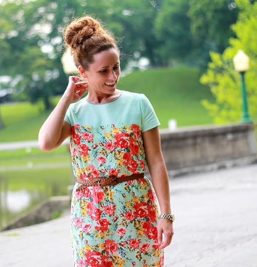 how to refashion a strapless dress to be modest via kristina j blog