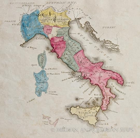 19th century Italy, via Miklian Maps