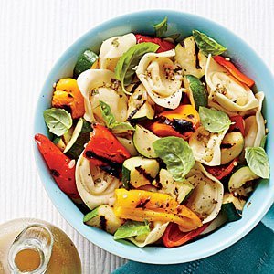 tortellini and grilled veggies