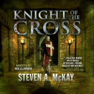 The Knight of the Cross cover for the Audible version.