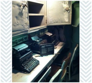 Supply/Operations Office, USS Cassin Young, Charlestown Navy Yard, Boston, July 2014 (Photo: Sarah Sundin)