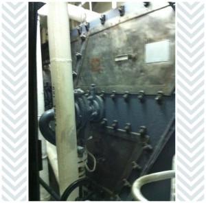 Boiler, USS Joseph P. Kennedy, Jr., Battleship Cove, Fall River, MA, July 2014 (Photo: Sarah Sundin)