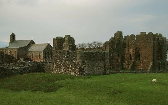 Lindisfarne Abbey and St Marys by Russ Hamer