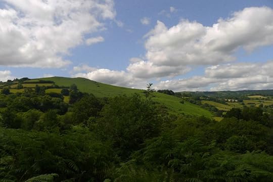 Meldon Hill viewed from Nattdon Hill