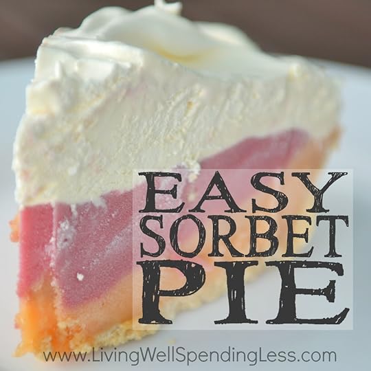 Easy Sorbet Pie Square 3