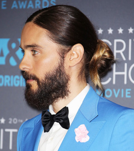 Jared Leto man bun
