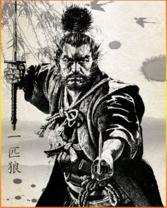 Samurai Warrior drawing