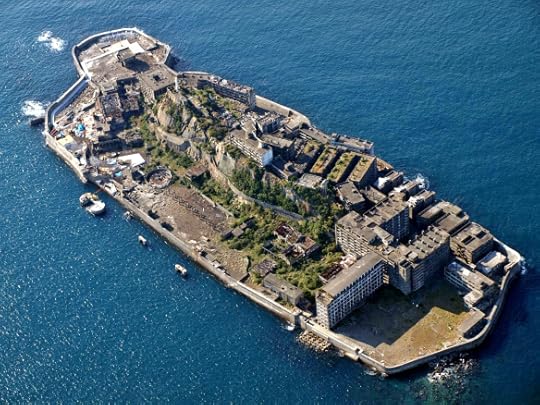 Hashima Island, also known as Gunkanjima, aka Battleship Island, Nagasaki, Japan