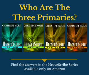 Blog post about Heavenscribe, the new series by bestselling novelist Christine Nolfi.