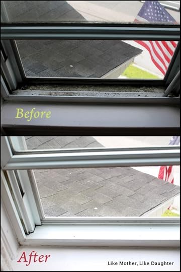 window cleaning before and after