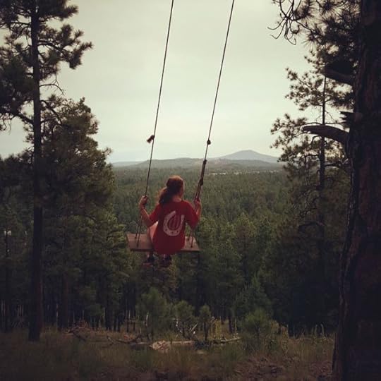 Beauty...Big Red swinging to her heart's desire.