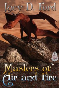Cover to the MG fantasy novel, Masters of Air & Fire