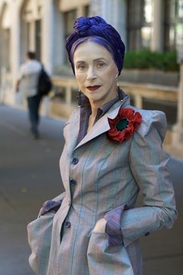 Little old blue haired lady