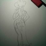 Chinese Dress Anime Nurse - Pencil