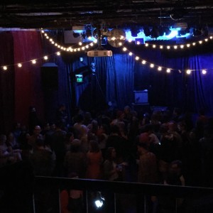 From the mezzanine toward the stage