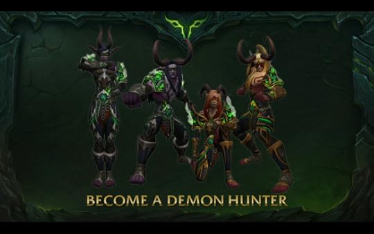 A preview of the new demon hunter class in World of Warcraft: Legion.