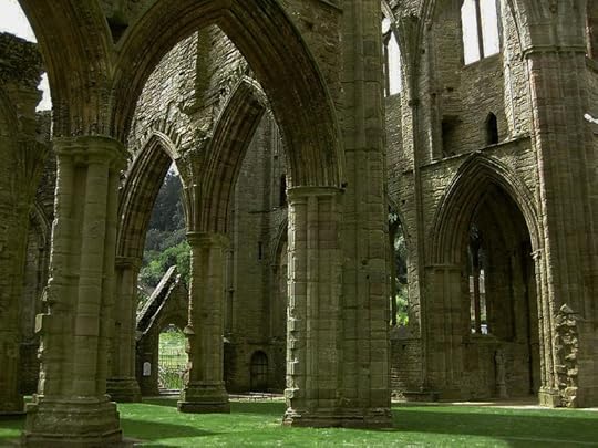 Tintern Abbey, eastern columns