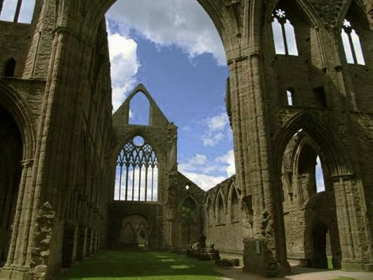 Inside Tintern Abbey by Pam Brophy