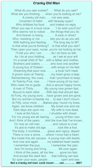 Cranky Old Man poem