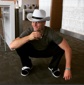 Absolutely the best for flying. But which one? The booze, hat, or weird footwear?