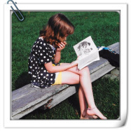 Erika Reading as Kid