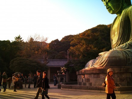 Giant Buddha watches over all