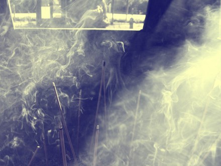 Incense burning
