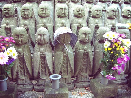 Jizo all lined up